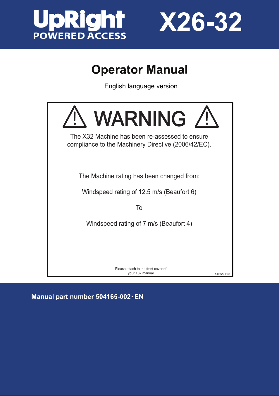 Snorkel X32-sn50322-53100 User Manual | 26 pages