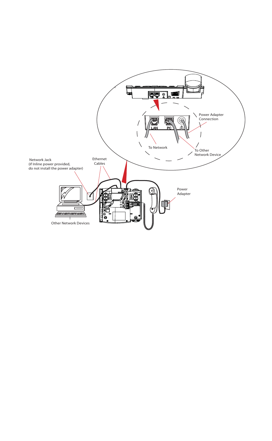 Shared network connection, Installation and setup | Aastra Telecom 6739I User Manual | Page 14 / 32