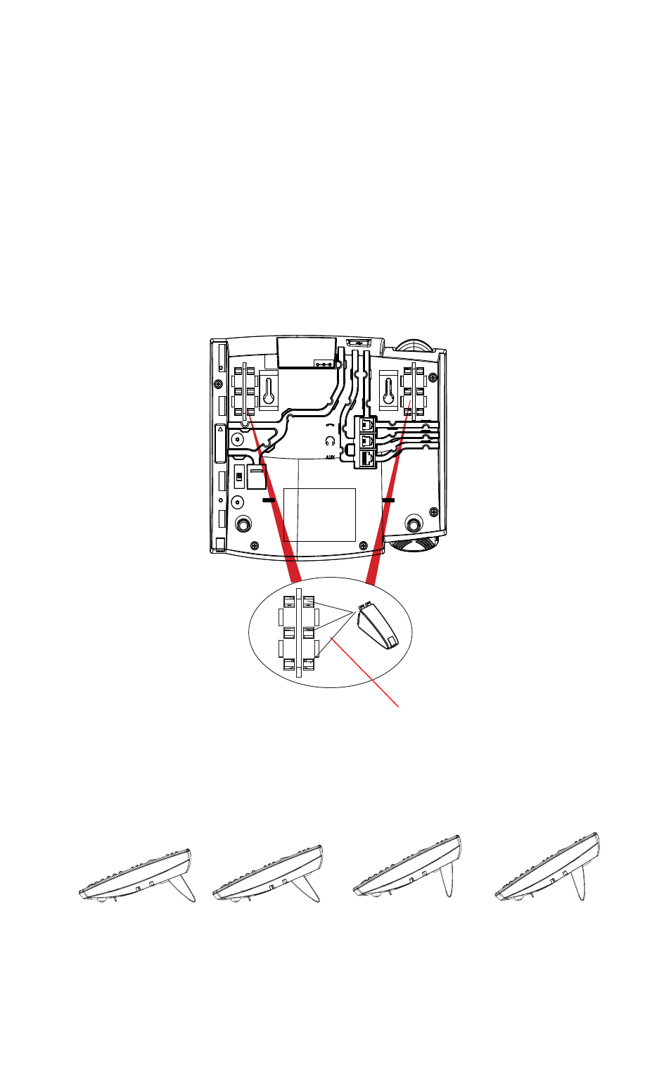 Desk or wall installation, Install on the desk, Installation and setup | Aastra Telecom 6739I User Manual | Page 19 / 32