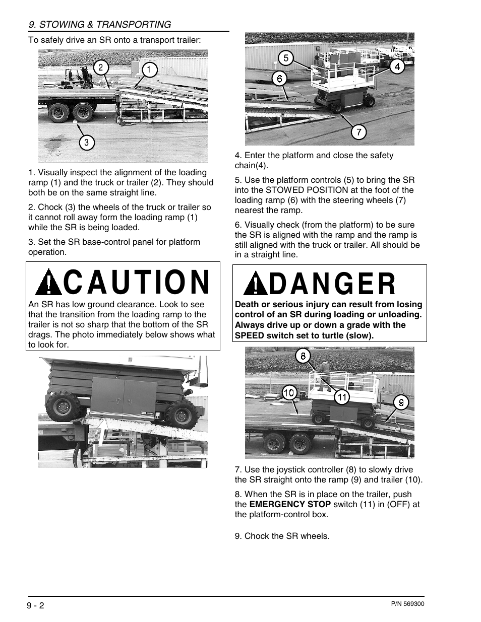 C a u tio n | Snorkel X40RT User Manual | Page 48 / 76