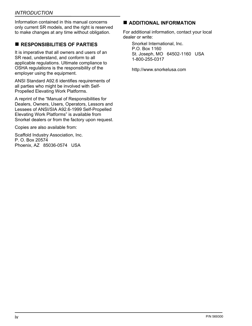 Snorkel X40RT User Manual | Page 8 / 76