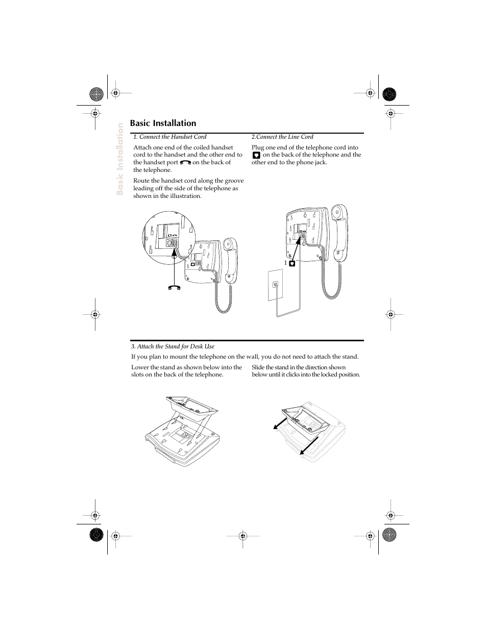 Basic installation | Aastra Telecom 9110 User Manual | Page 6 / 15