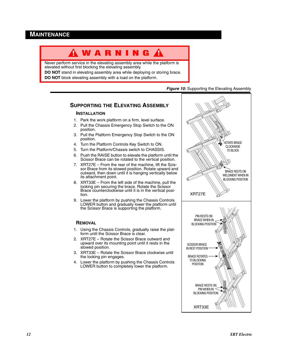 Snorkel XRT33 Electric-sn1001+ User Manual | Page 12 / 70