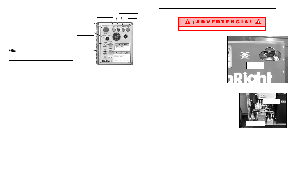 Nota, Xrt27, Xrt33 | Snorkel XRT33-sn2300+CE User Manual | Page 20 / 38