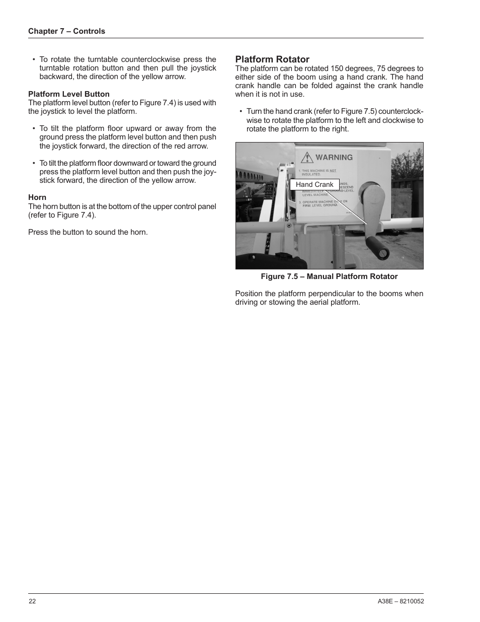 Snorkel A38E-sn004509+ User Manual | Page 26 / 60