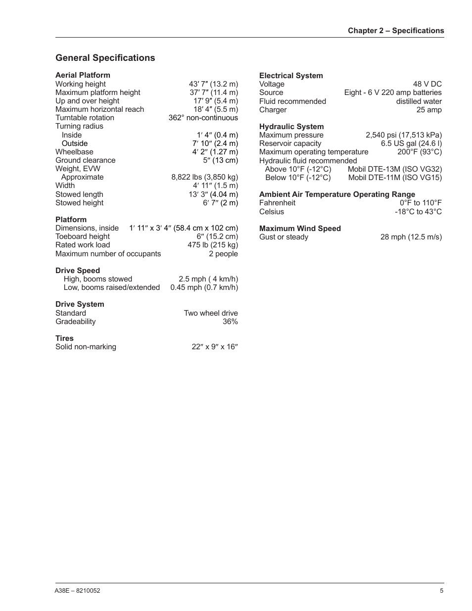 Snorkel A38E-sn004509+ User Manual | Page 9 / 60