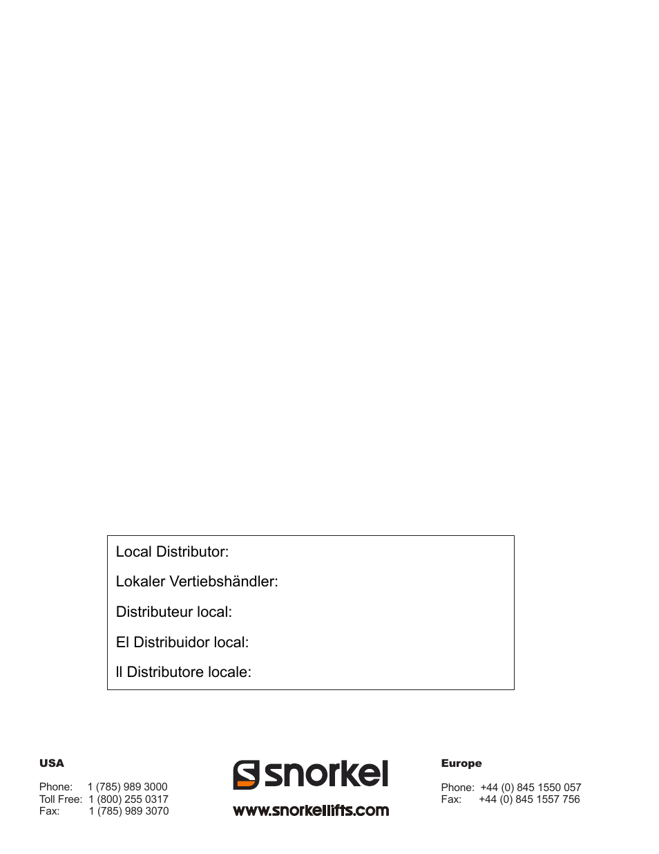 Snorkel A46JRT CE User Manual | Page 28 / 28