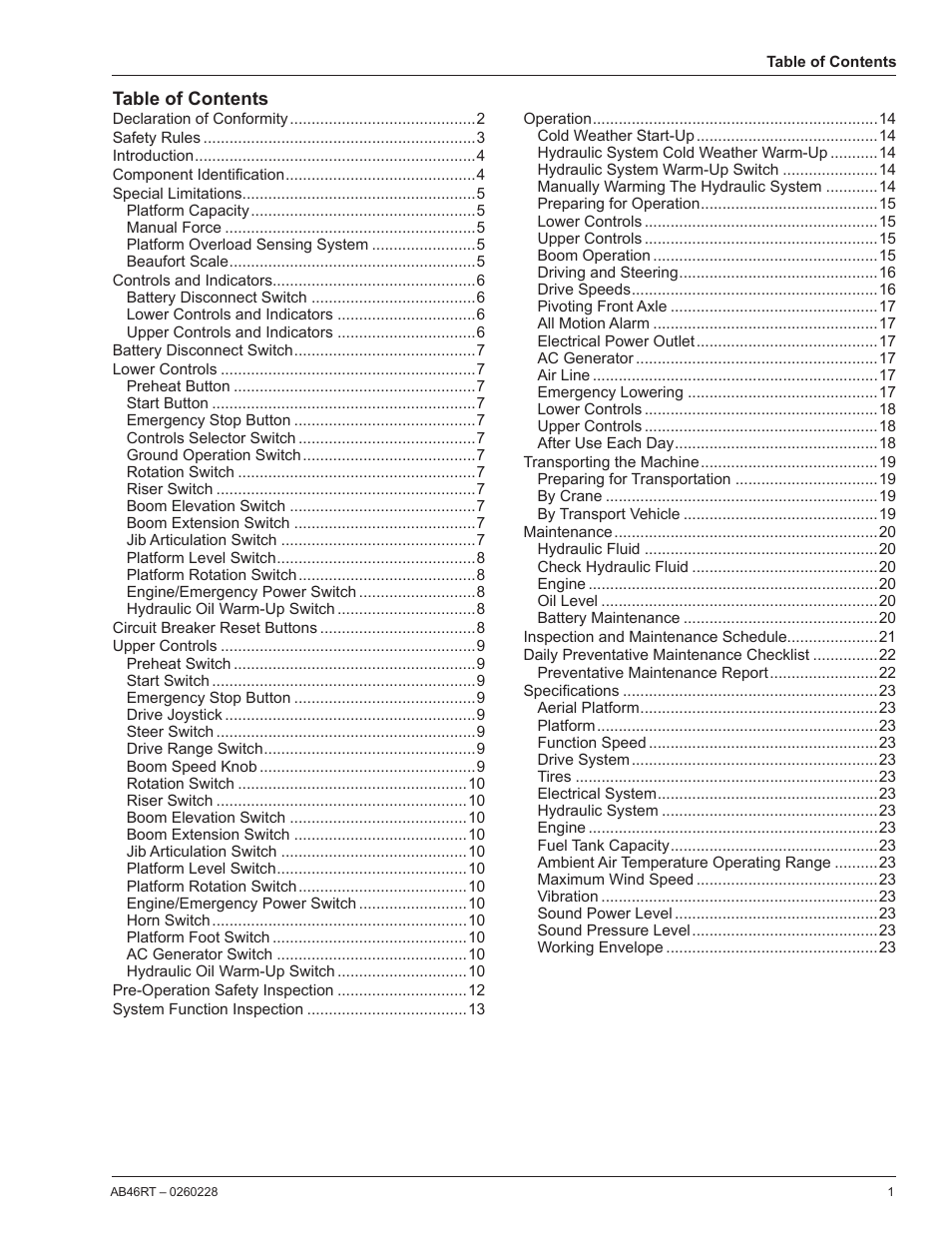 Snorkel A46JRT CE User Manual | Page 3 / 28