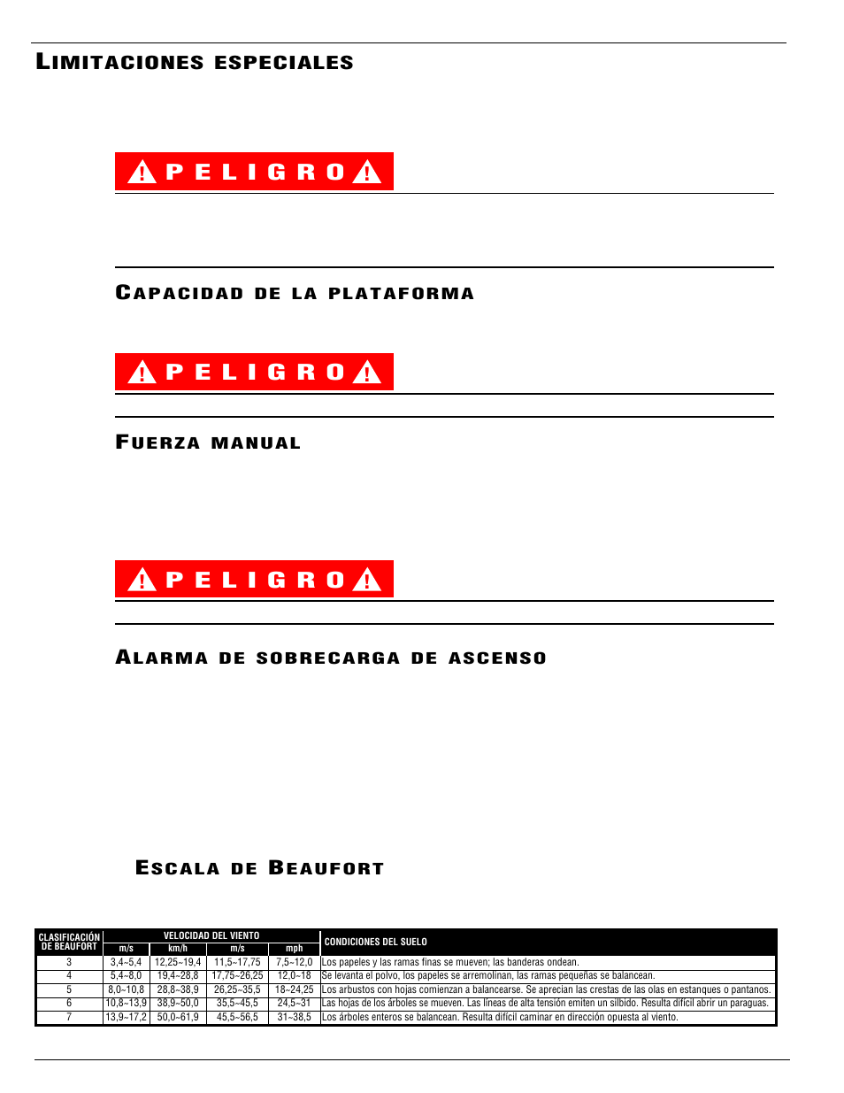 Imitaciones, Especiales | Snorkel AB38-sn3700+ User Manual | Page 40 / 52