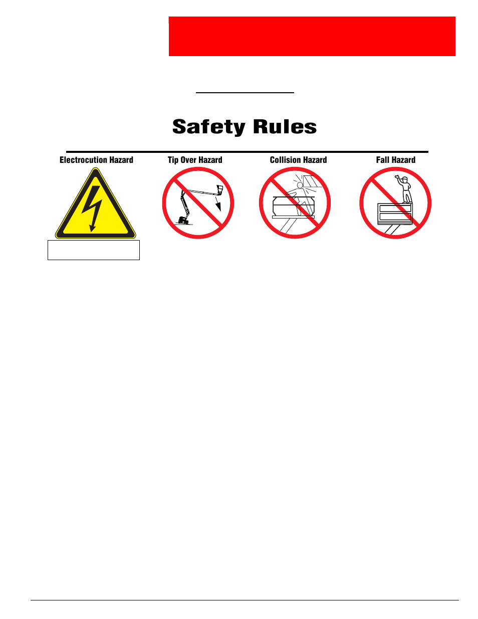 Peration, Anual, Warning | Safety rules | Snorkel AB38-sn3700+ User Manual | Page 5 / 52