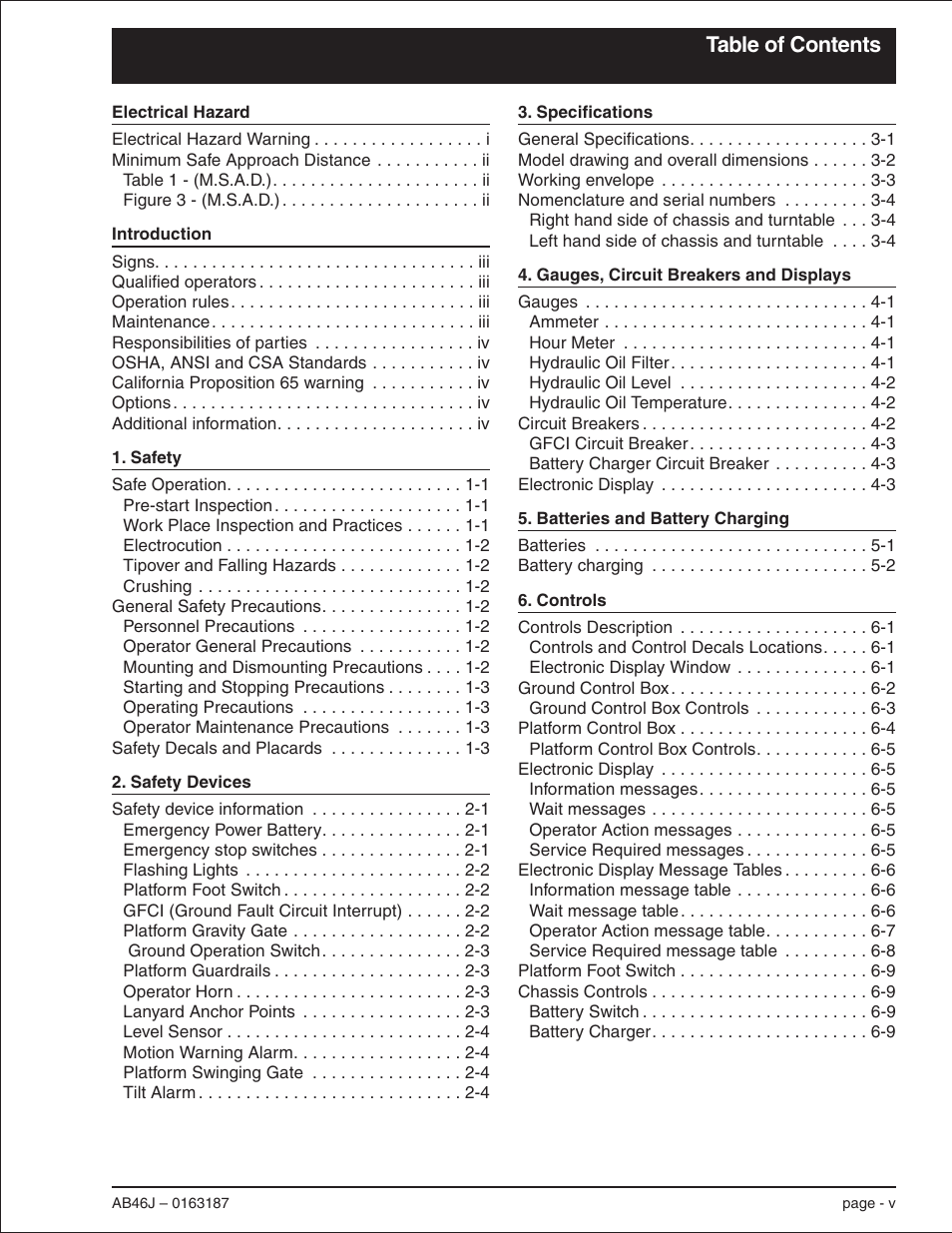 Snorkel AB46J User Manual | Page 7 / 74