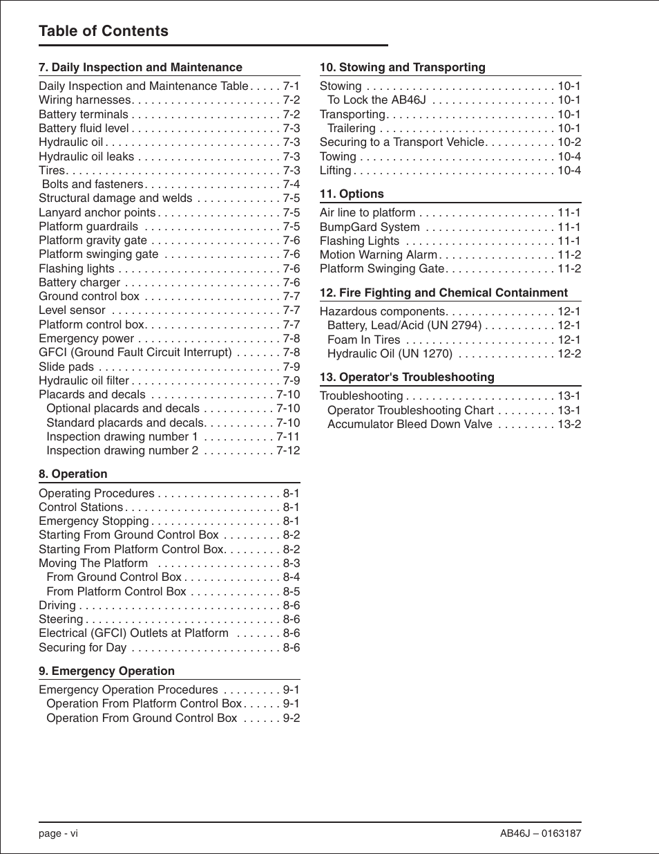 Snorkel AB46J User Manual | Page 8 / 74