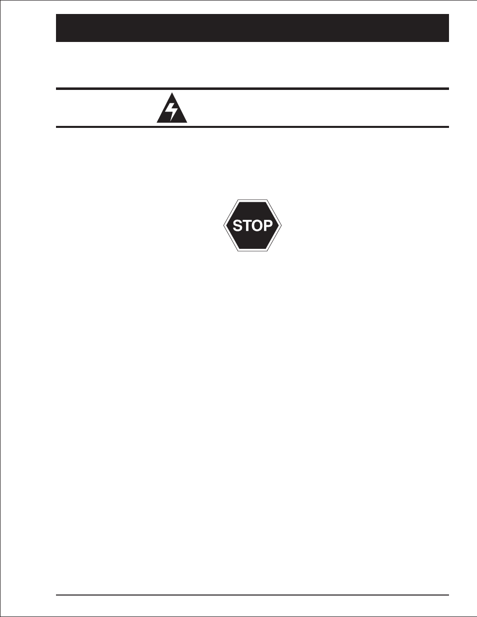 Electrical hazard, Electrical hazard warning i, Danger | Snorkel AB50J User Manual | Page 3 / 84