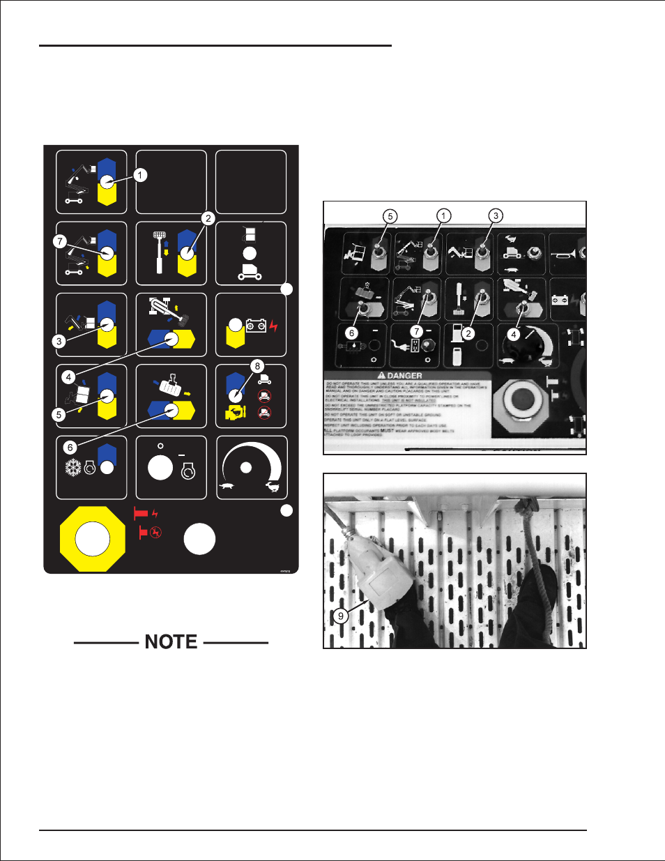Starting from platform control box 8-4, Lpg fuel operation, 8-4, Starting from platform control box, 8-4 | Starting from platform control box -4, Operation | Snorkel AB50J User Manual | Page 64 / 84