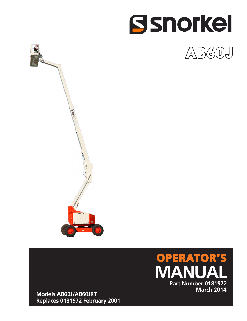 Snorkel AB60J User Manual | 76 pages