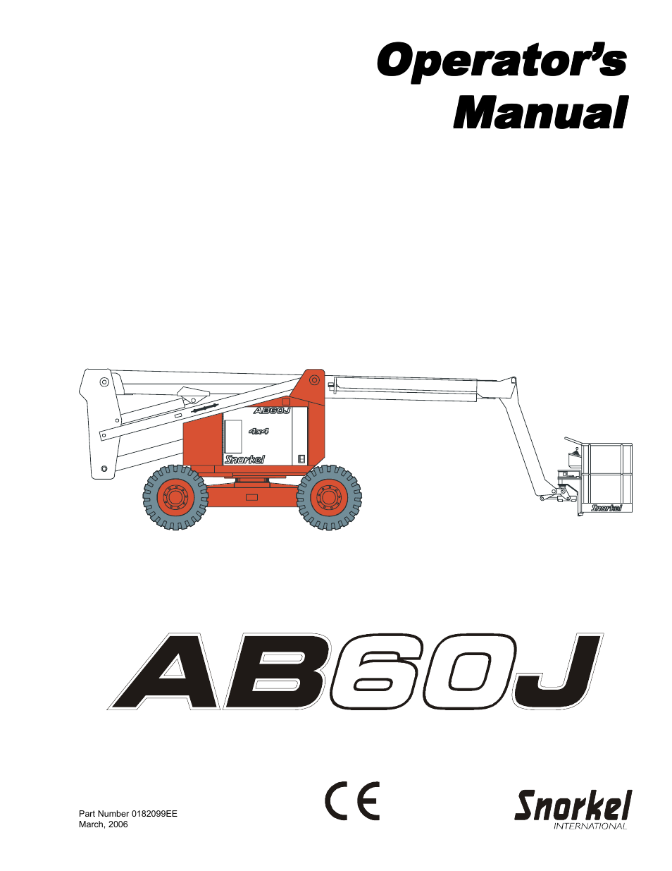 Snorkel AB60J CE User Manual | 68 pages