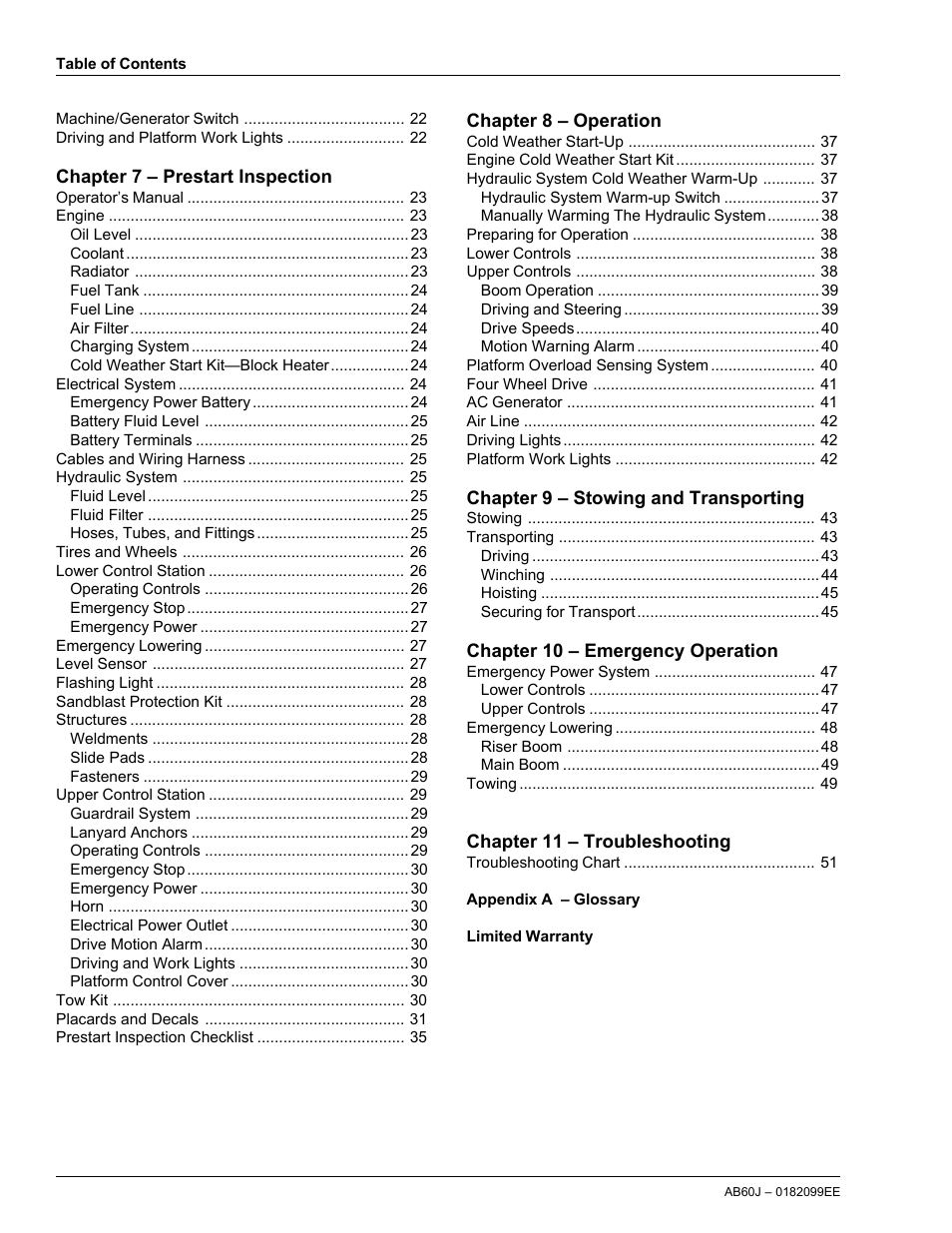 Snorkel AB60J CE User Manual | Page 4 / 68