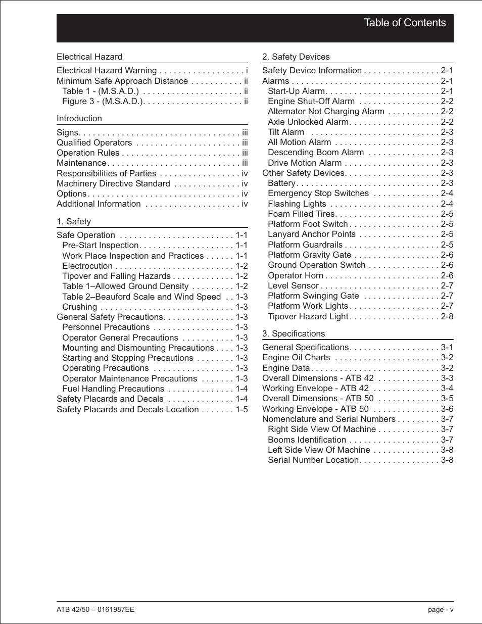 Snorkel ATB50 CE User Manual | Page 7 / 88