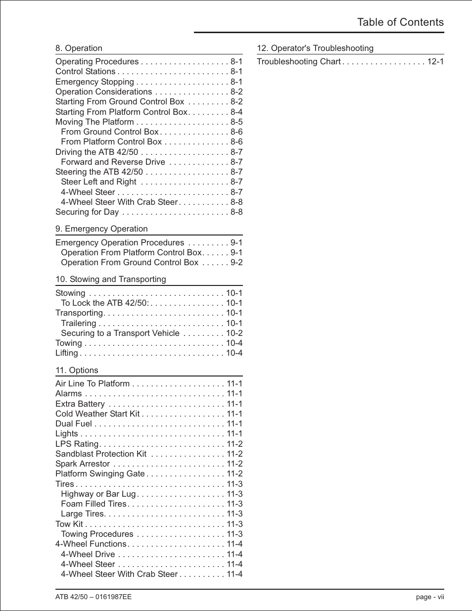 Snorkel ATB50 CE User Manual | Page 9 / 88