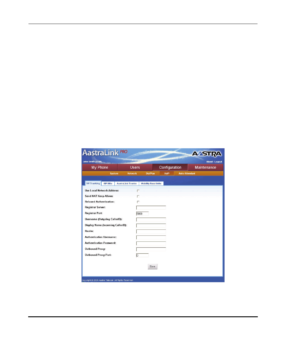 Aastra Telecom AastraLink Pro 160 User Manual | Page 188 / 360