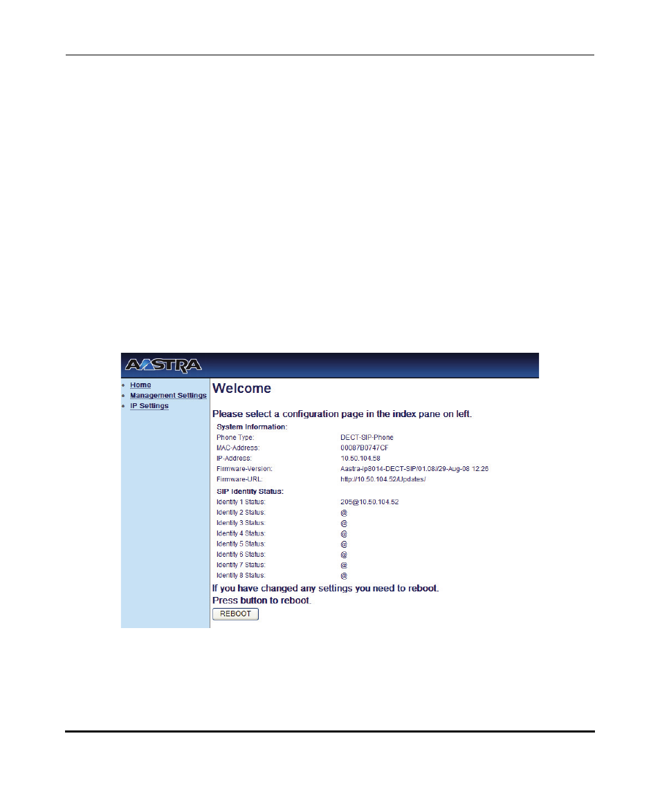 Mbu configuration download from the aastralink, Handset registrations | Aastra Telecom AastraLink Pro 160 User Manual | Page 209 / 360