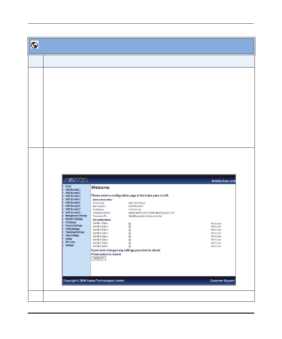 Aastralink web ui | Aastra Telecom AastraLink Pro 160 User Manual | Page 214 / 360
