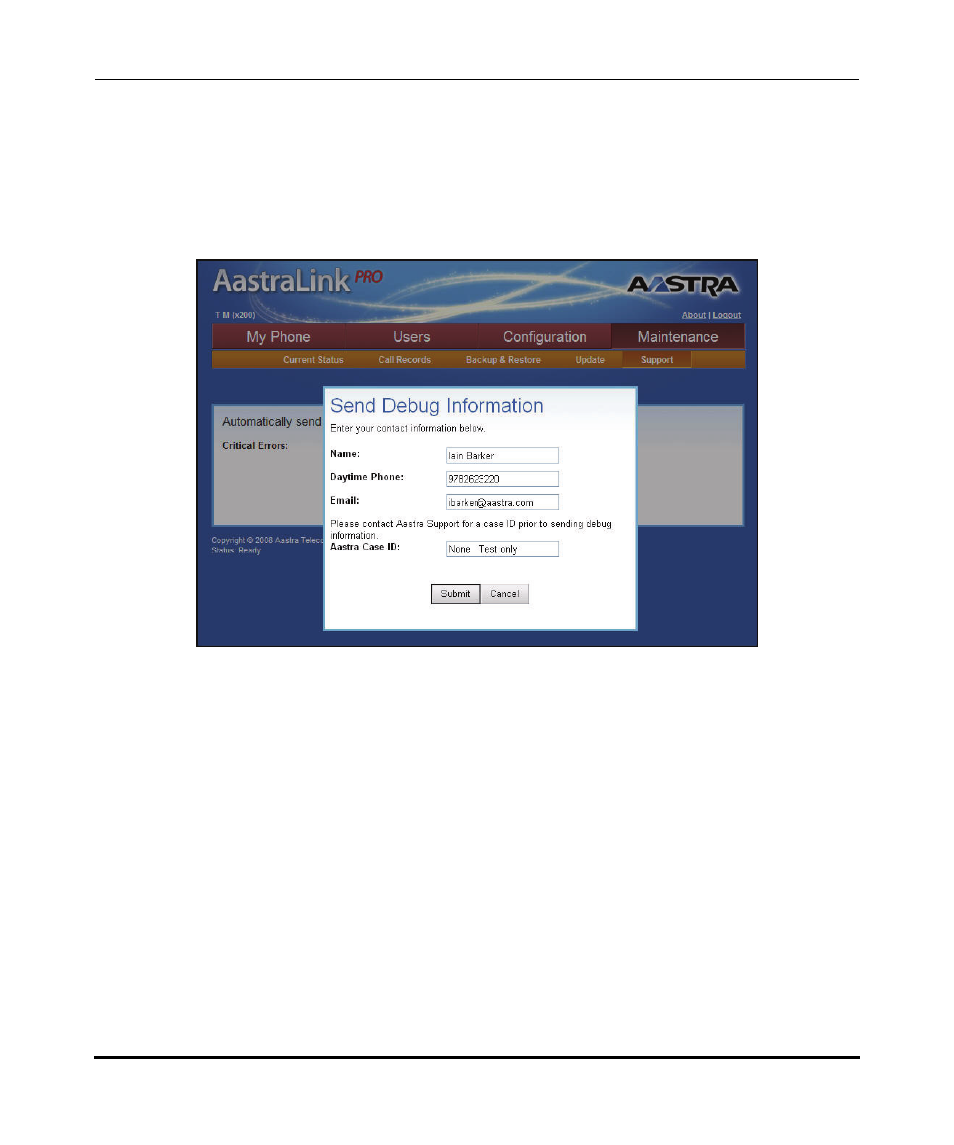 Aastra Telecom AastraLink Pro 160 User Manual | Page 270 / 360
