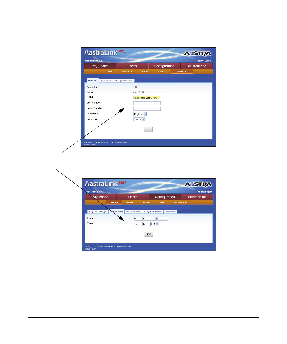 Aastra Telecom AastraLink Pro 160 User Manual | Page 36 / 360