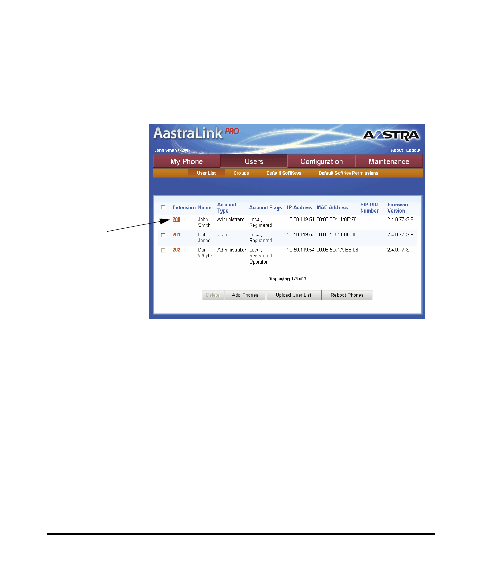 Managing ip phone users | Aastra Telecom AastraLink Pro 160 User Manual | Page 48 / 360