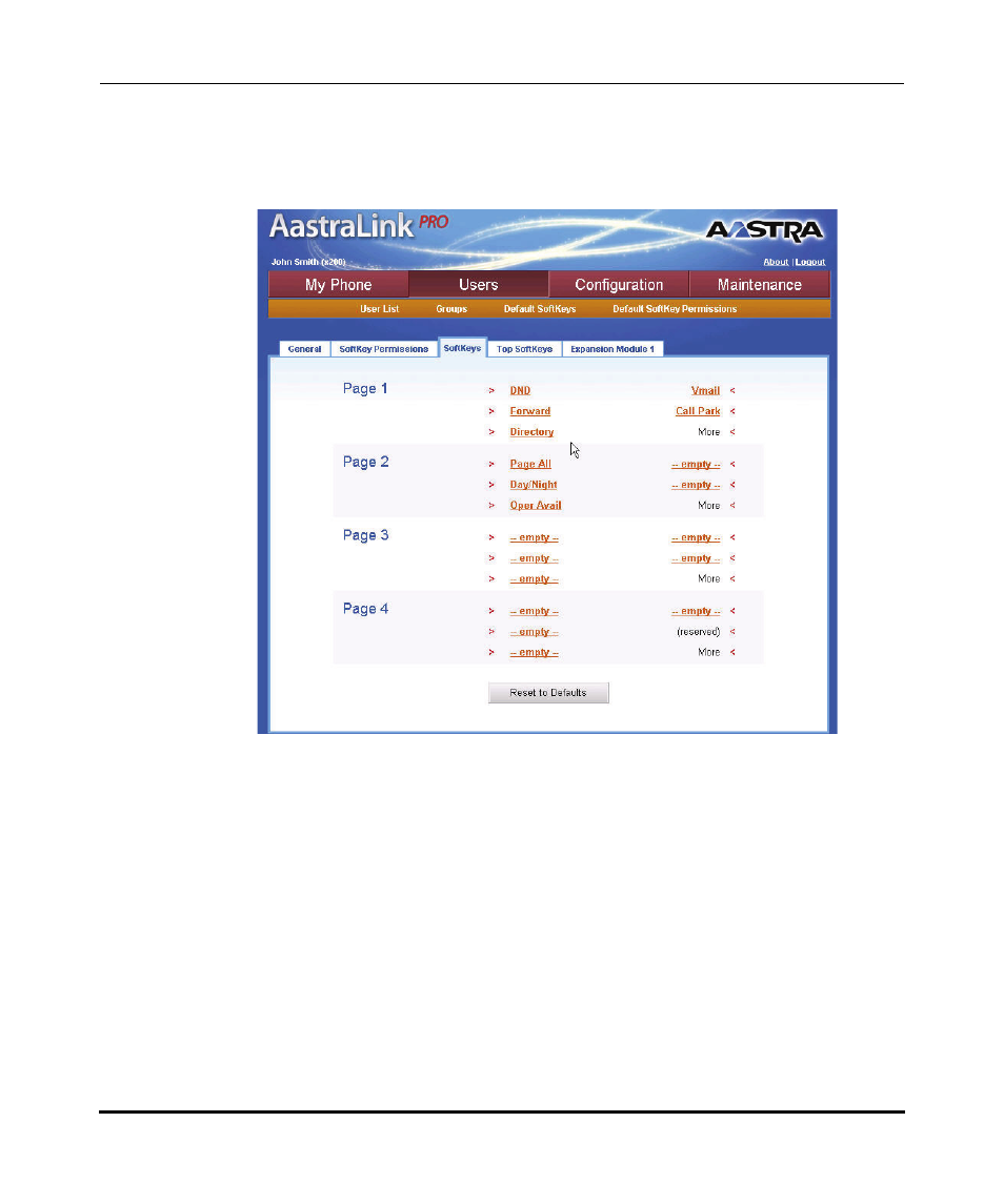 Aastra Telecom AastraLink Pro 160 User Manual | Page 65 / 360