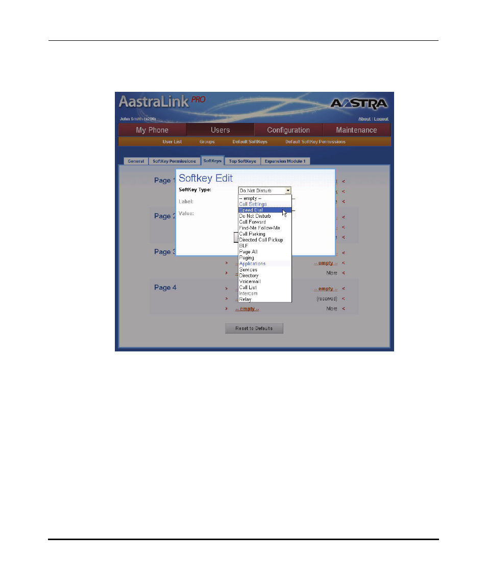Aastra Telecom AastraLink Pro 160 User Manual | Page 66 / 360