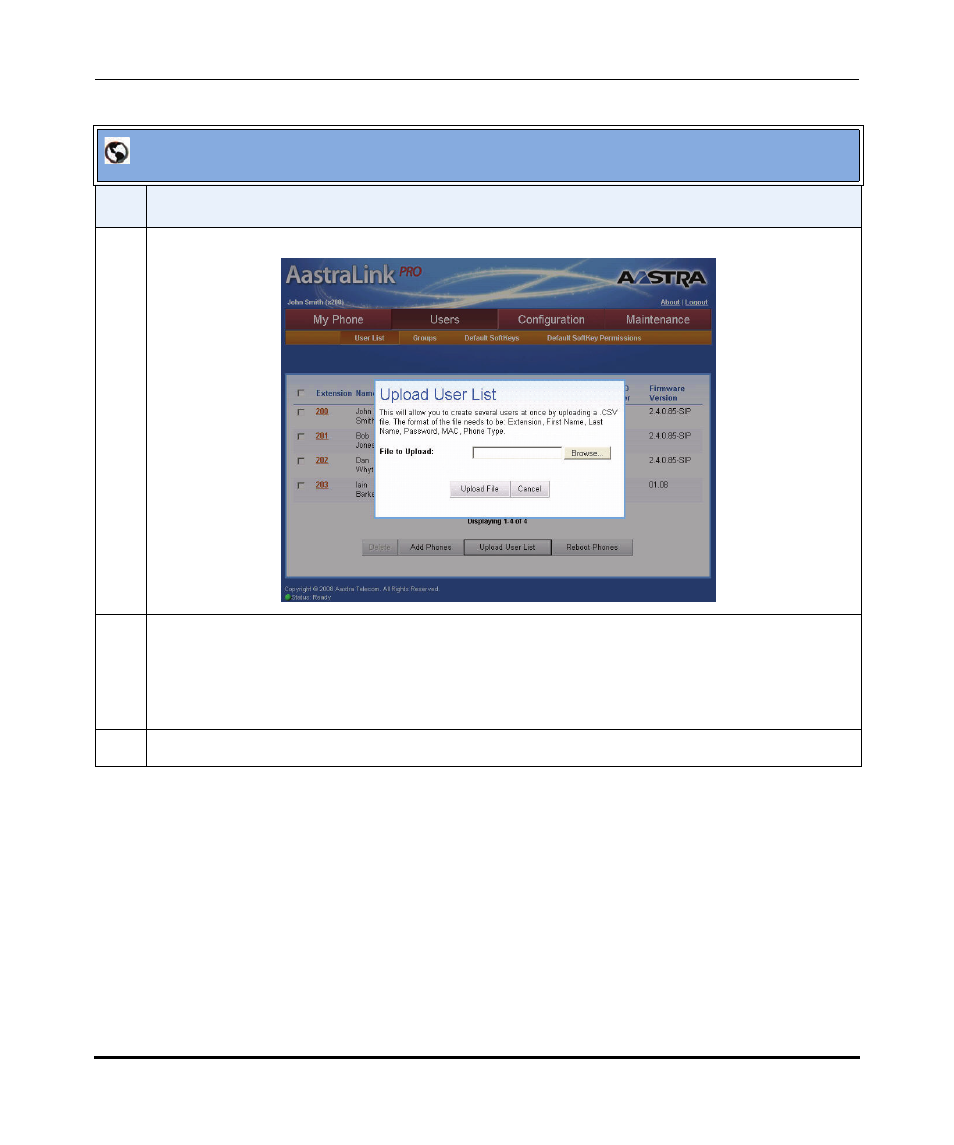 Aastralink web ui | Aastra Telecom AastraLink Pro 160 User Manual | Page 80 / 360