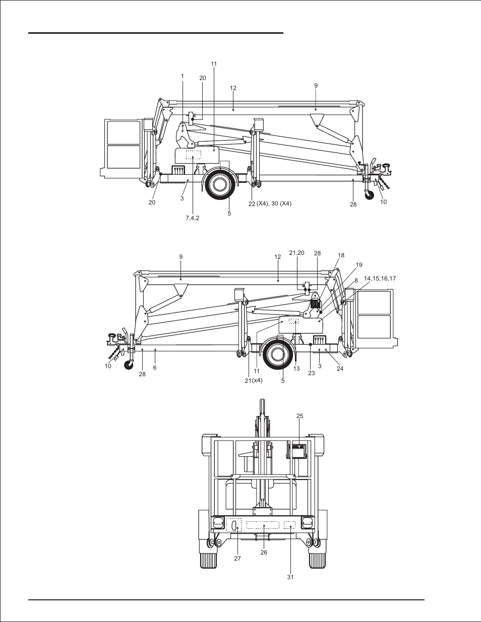 Inspection drawing 7-8, Inspection drawing, 7-8, Inspection drawing -8 | Daily inspection and maintenance, Inspection drawing | Snorkel MHP34J(Bi-Energy Option) User Manual | Page 44 / 67