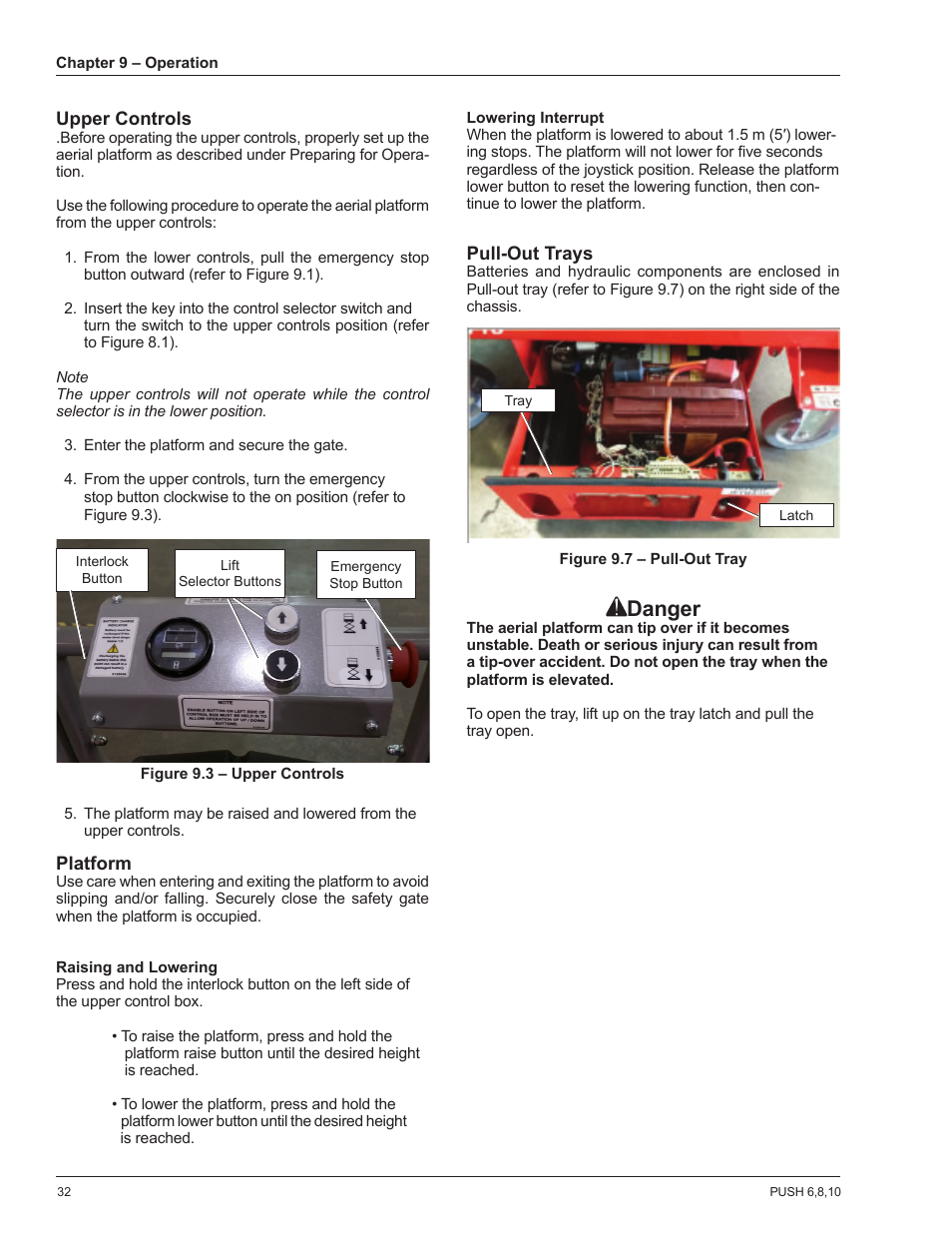 Danger | Snorkel POP UP PUSH 10 User Manual | Page 36 / 50