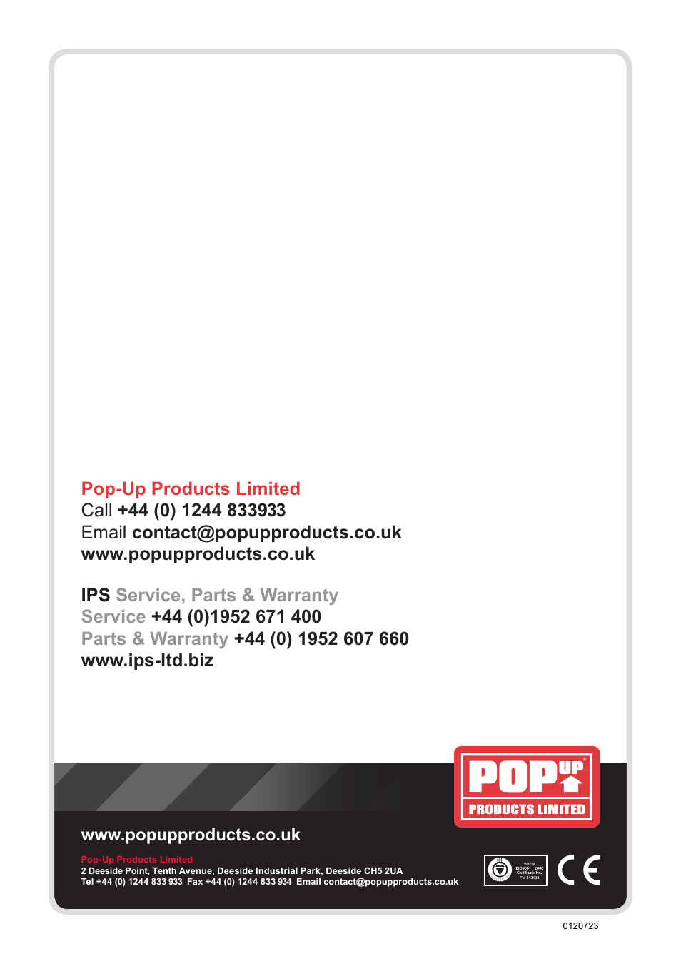 Snorkel POP UP EC08 User Manual | Page 28 / 28