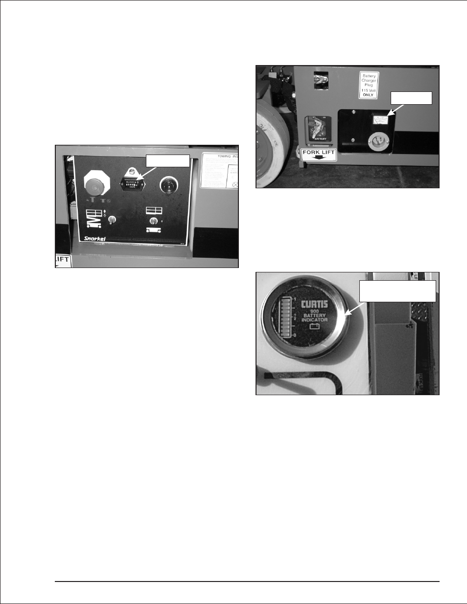 Chapter 5. gauges, Hour meter 5-1, Ammeter 5-1 | Battery condition indicator 5-1, Ammeter, 5-1, 6-1, Hour meter, 5-1, Hour meter, Ammeter, Battery condition indicator | Snorkel S1930 User Manual | Page 17 / 54