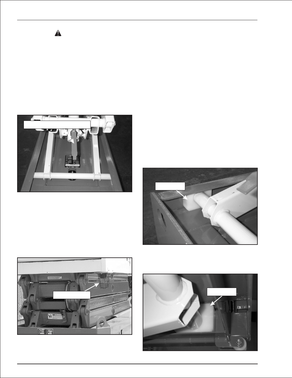Emergency lowering 8-6, Flashing light 8-6, Structures 8-6 | Weldments 8-6, Slide blocks 8-6, Emergency lowering, 8-6, 11-1, Lowering lever, 8-6, 11-1, Scissors arm rollers, 8-6, Slide blocks, 8-6, Structures, 8-6 | Snorkel S1930 User Manual | Page 28 / 54