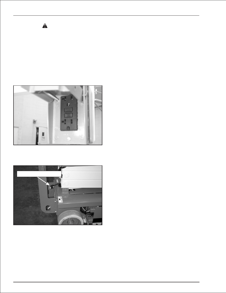 Elec tri cal power out let 9-4, Electrical power outlet -4, Adanger | Electrical power outlet, Chapter 9. operation | Snorkel S1930 User Manual | Page 38 / 54
