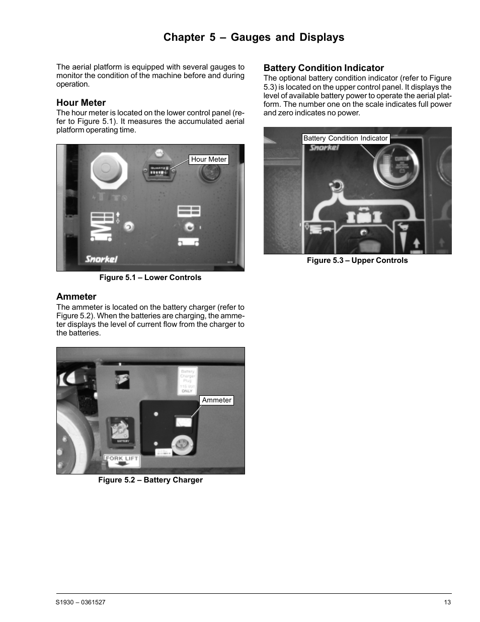 Chapter 5 – gauges and displays | Snorkel S1930-snAP05168 User Manual | Page 17 / 50