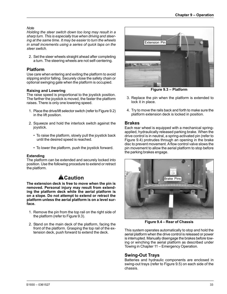 Caution | Snorkel S1930-snAP05168 User Manual | Page 37 / 50