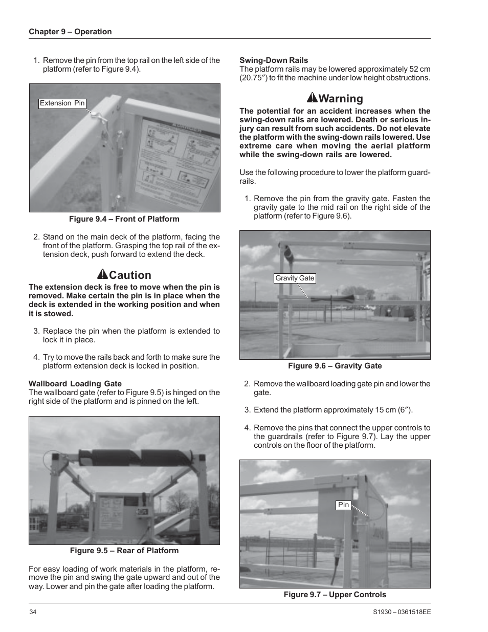 Caution, Warning | Snorkel S1930CE User Manual | Page 38 / 52