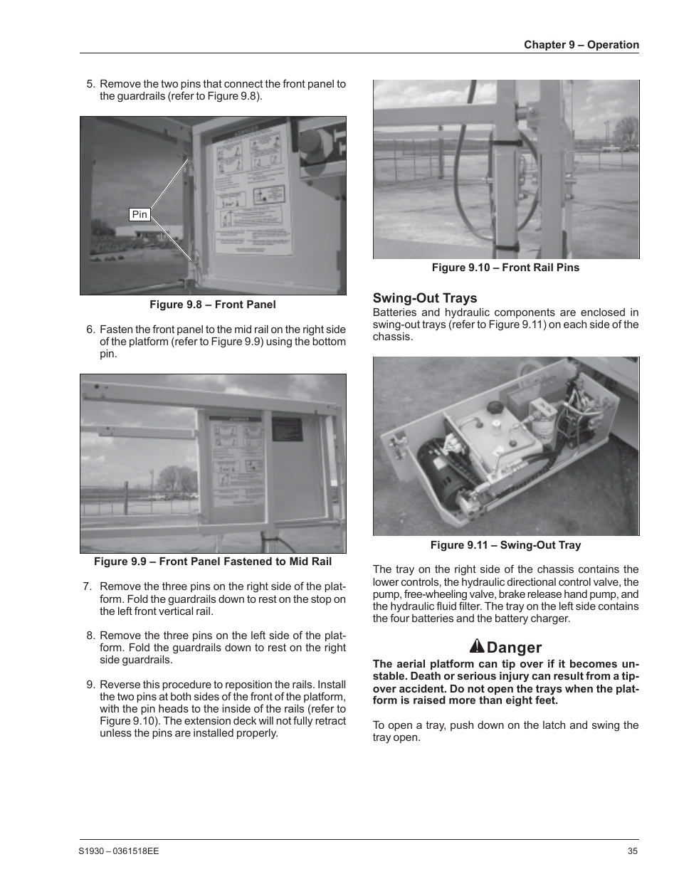 Danger | Snorkel S1930CE User Manual | Page 39 / 52