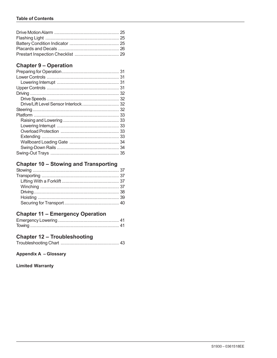 Snorkel S1930CE User Manual | Page 4 / 52
