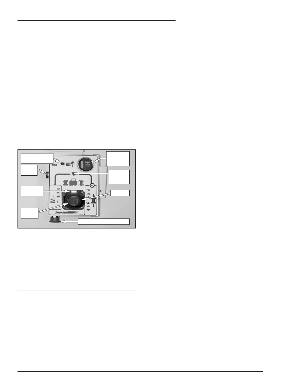 Upper controls 7-2, Emergency stop button 7-2, Drive/lift selector switch 7-2 | Joystick 7-2, Interlock 7-2, Steer switch 7-2, Aerial platform drive and speed, 7-2, Aerial platform steering, 7-2, Drive/lift selector switch, 7-2, 9-1, Button, 7-2 | Snorkel S2033 User Manual | Page 23 / 50