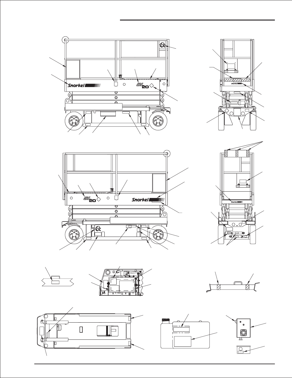 Chapter 8. prestart inspection | Snorkel S2033 User Manual | Page 35 / 50