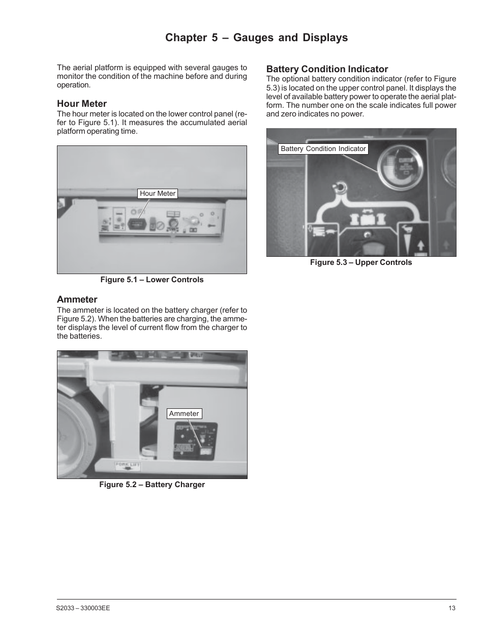 Chapter 5 – gauges and displays | Snorkel S2033CE User Manual | Page 17 / 54