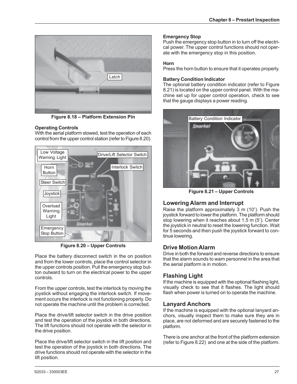 Snorkel S2033CE User Manual | Page 31 / 54