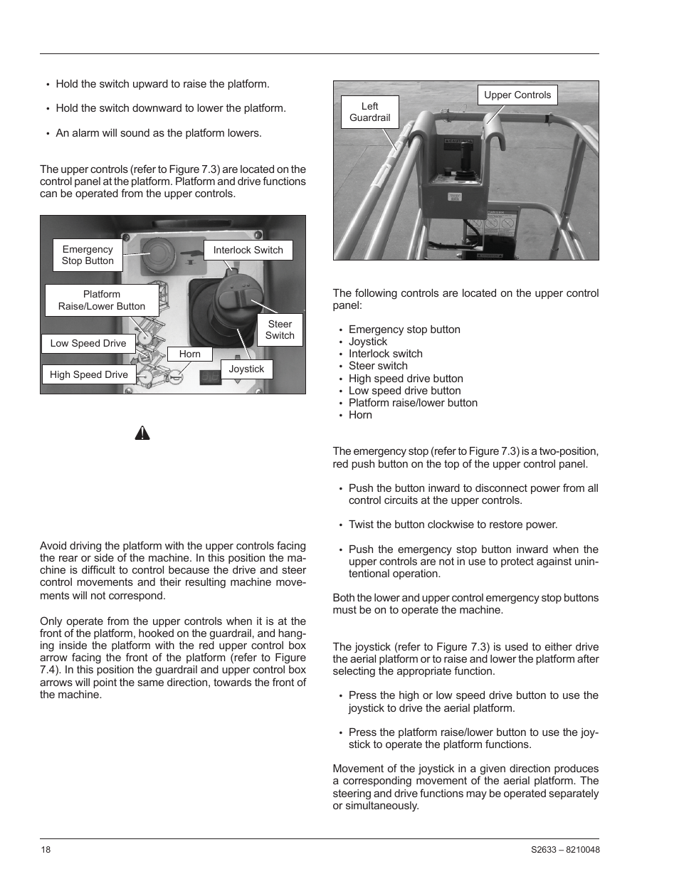 Warning | Snorkel S2633 User Manual | Page 22 / 56