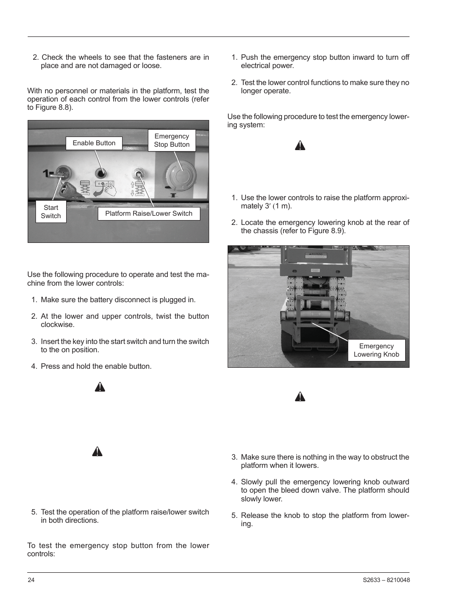 Danger, Warning | Snorkel S2633 User Manual | Page 28 / 56