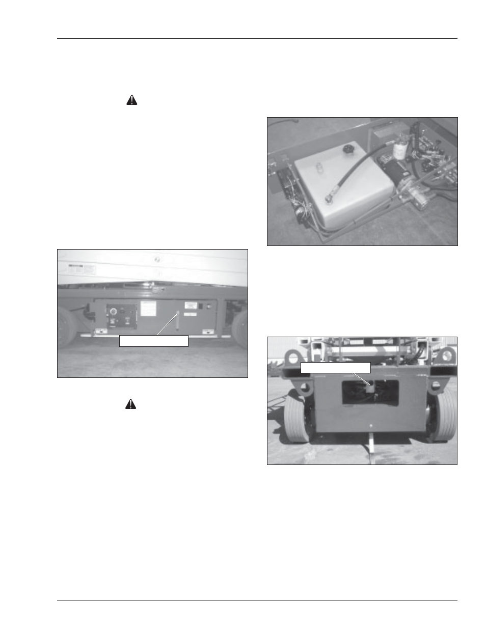 Danger, Caution | Snorkel S3246 CE User Manual | Page 27 / 60